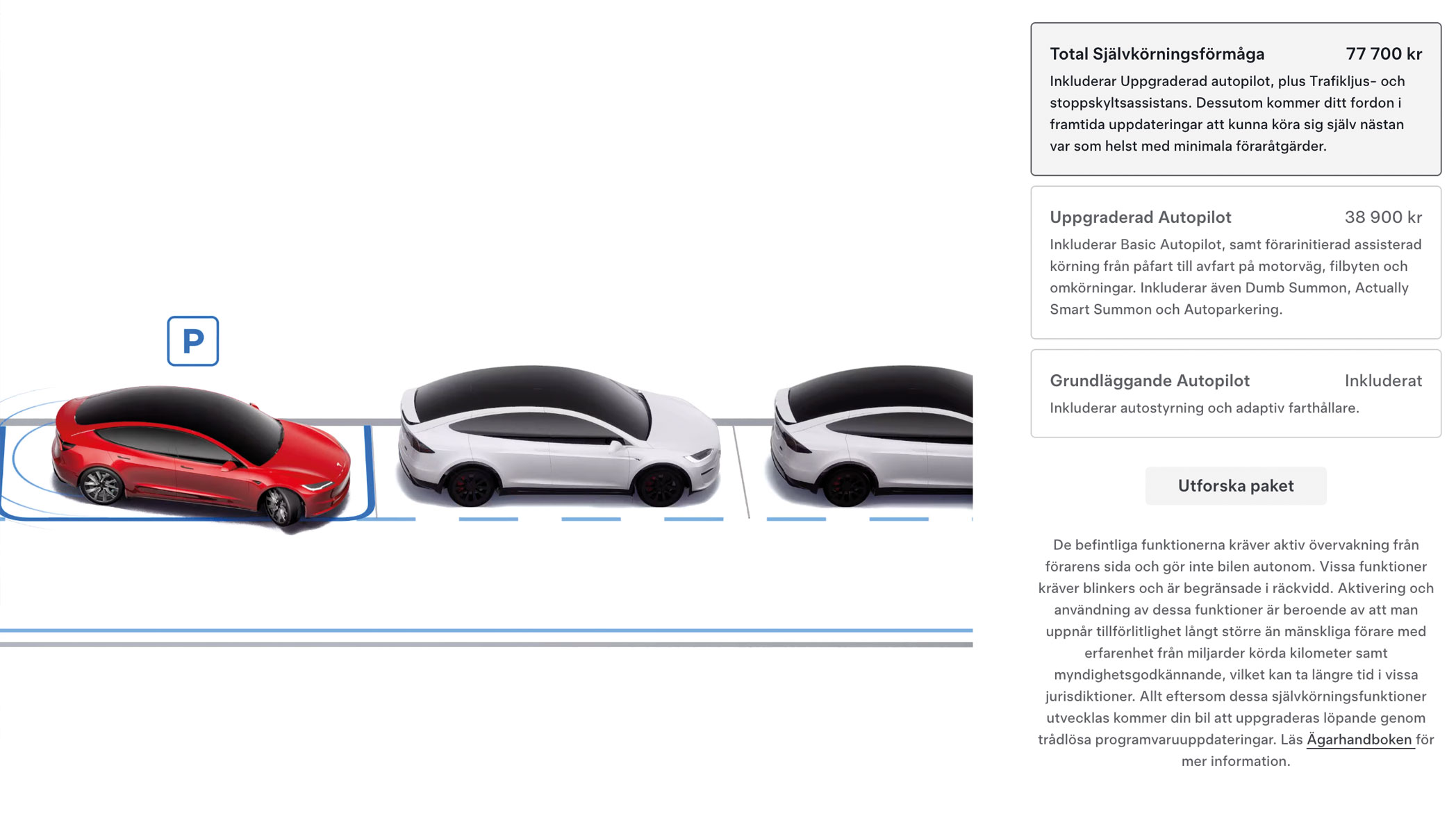Tesla slutar sälja FSD – blir enbart prenumeration