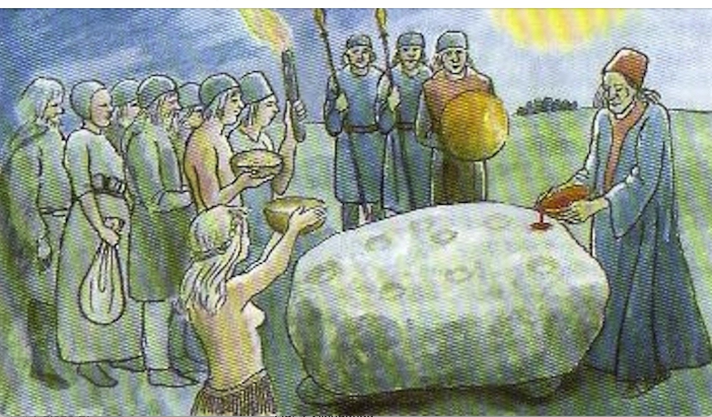 Fiktivt offer vid Sangelstainen